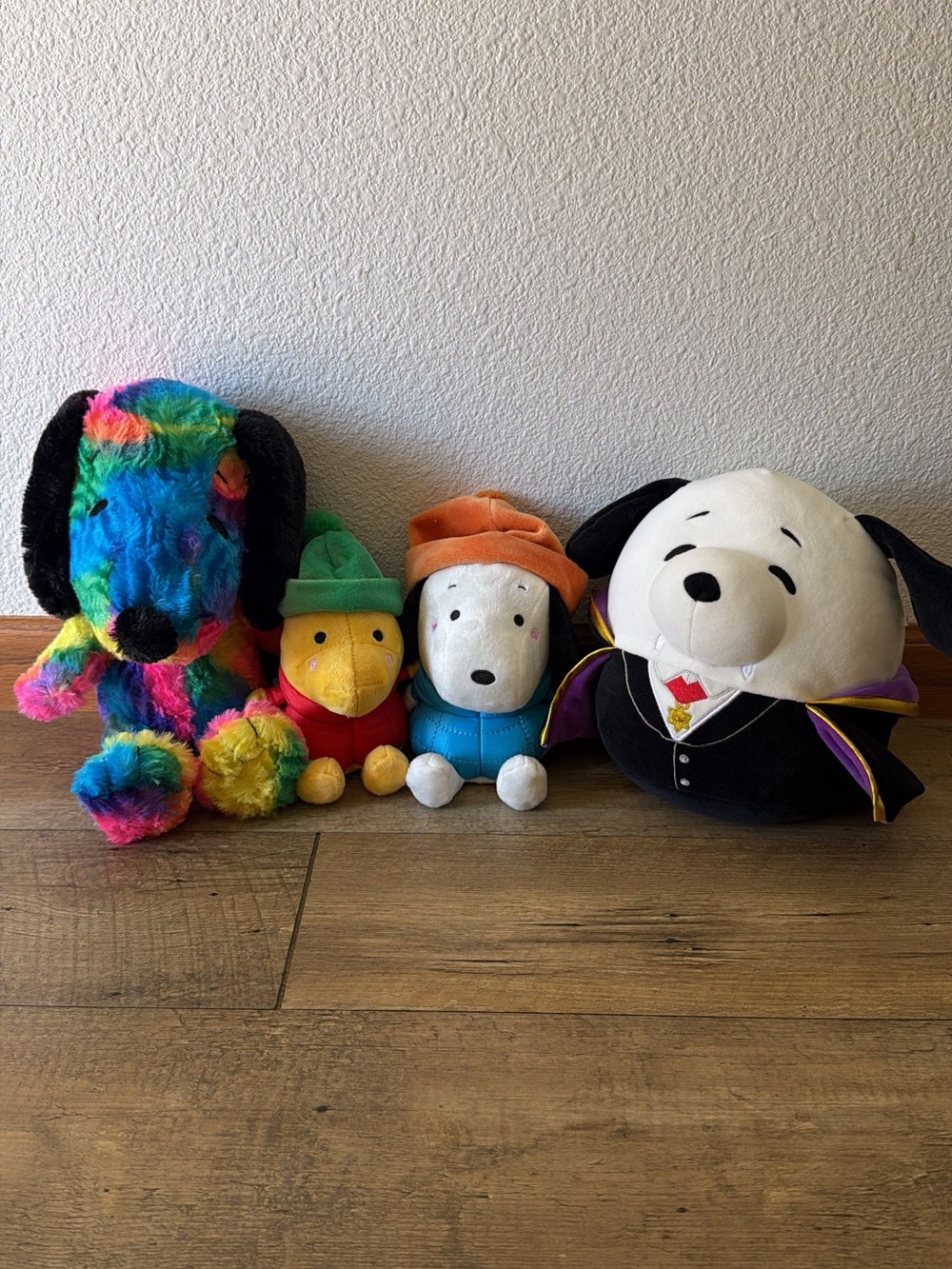 Peanuts Snoopy & Woodstock Plush Lot - Hallmark, Vampire Squishmallow
